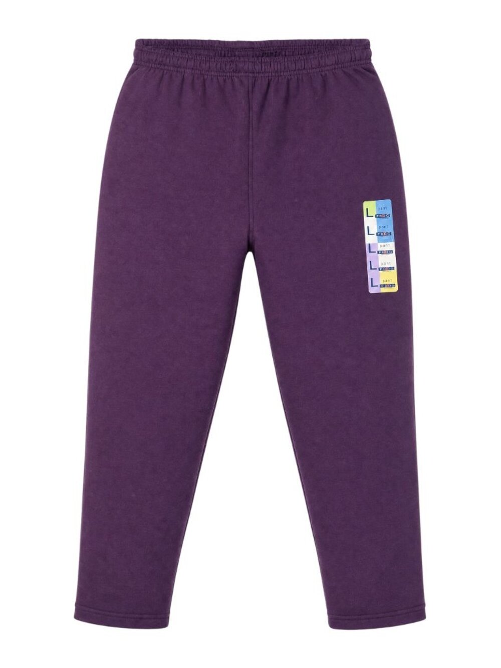 Jerzees Womens Purple Fleece-Lined Elastic Waist Sweatpants Size L NWT
